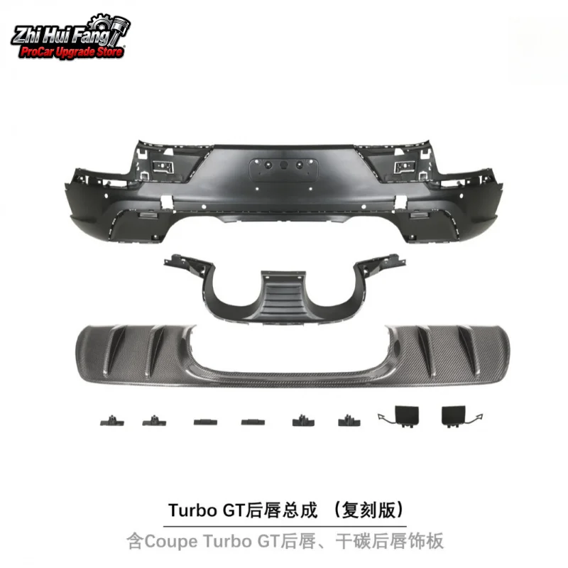 

Suitable for 18-23 Cayenne 9Y0.1 Coupe Turbo GT Rear Lip Assembly with Tail Diffuser and SD Wheel Arch Model