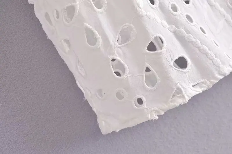 White Shirts Women Blouses Lace Hollow Out Embroidery Shirt Tops Turn Down Collar Y2k Streetwear Elegant Y2k Temperament 2025