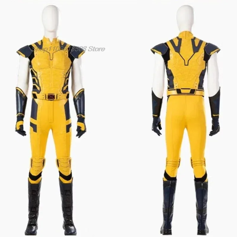 Deadpool 3 Wolverine Cosplay Costume Superhero Cosplay Zentai Full Set With Bosysuit Shoes Handmade Halloween Man Outfit GHFHJJ