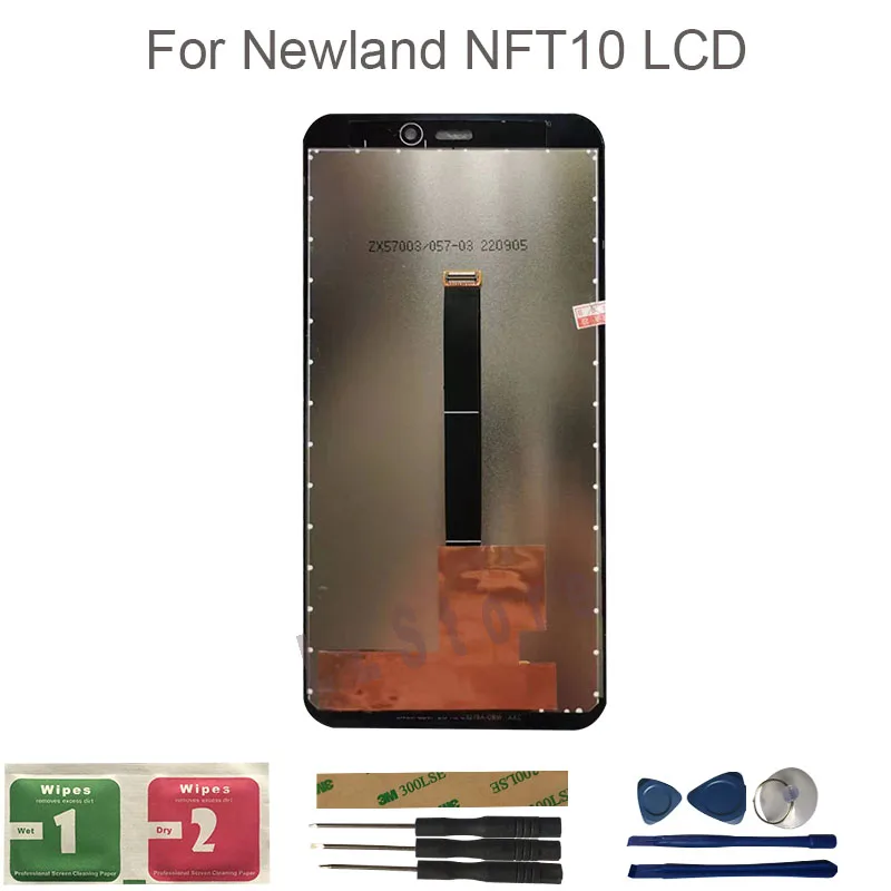 New For Newland NFT10 NLS-NFT10 LCD Display With Touch Screen Digitizer Assembly Replacement With Repair Tools