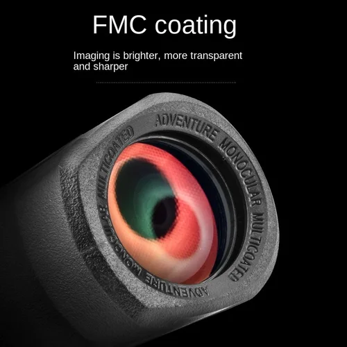 Imagen 2 del producto Potente Mini telescopio Monocular 8X25 10X25 HD portátil IPX7 impermeable recubierto de SMC bolsillo al aire libre Binocular compacto para turismo