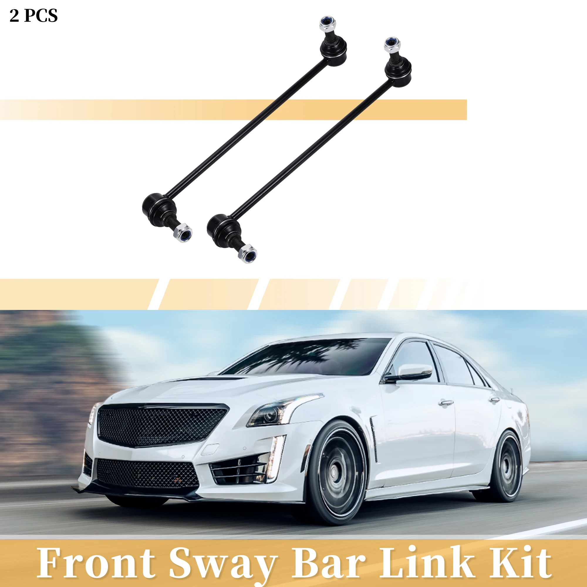

UXCELL 2pcs Car Front Stabilizer Sway Bar Link for Buick LaCrosse 2010-2016 No.K750400