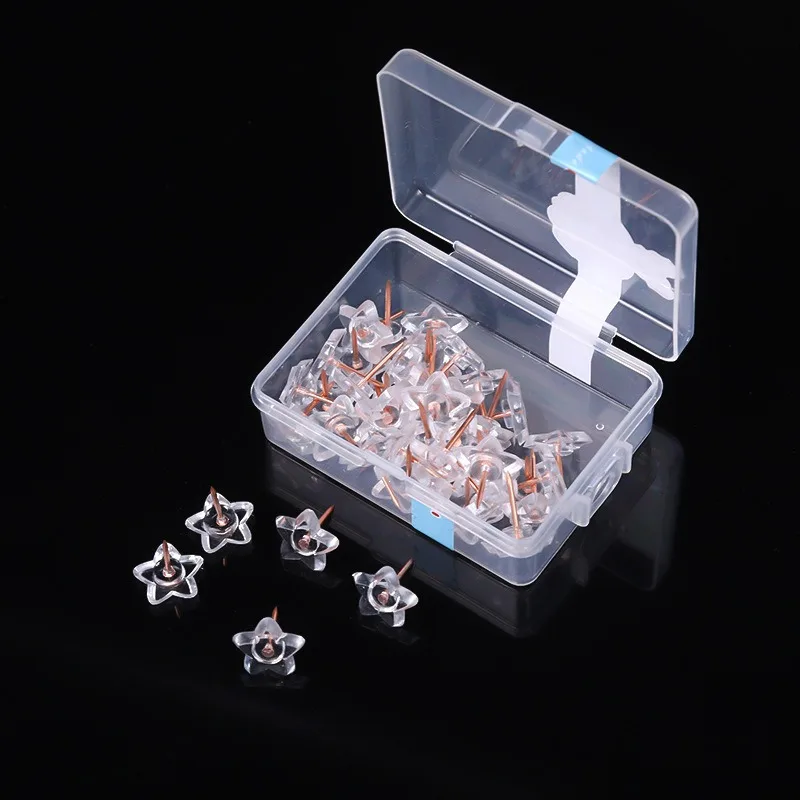 Transparent Picture Pins, Invisible Thumbtacks, Decorative Photo Wall Small Nails, Softwood Message Board, Large Thumbtacks