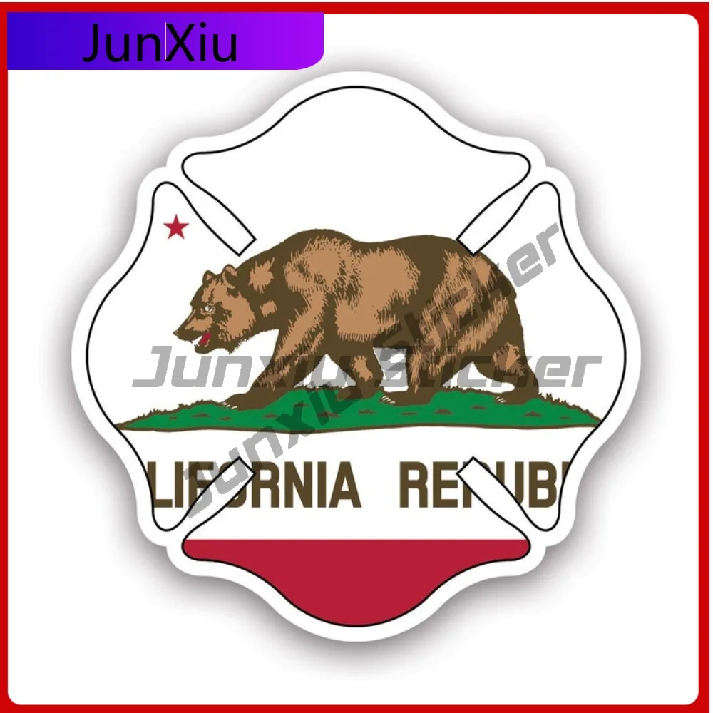 

California State Maltese Weather Resistant Sun Resistant Vintage For Car Body Bumper Car Window No Residue Self Adhesive Decal