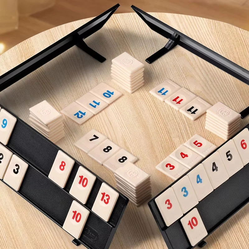 Israel Mahjong Rummy Number Cards Mexican Train Dominoes Game Traditional Board Game for Entertainment image 3