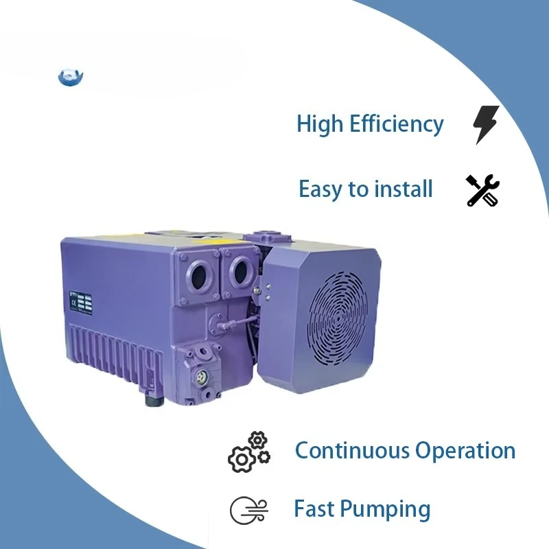 Realizzato su misura in Cina SP 0100 Elettrico 1 anno di garanziaPompa per vuoto industriale a palette rotanti monostadio in ghisa