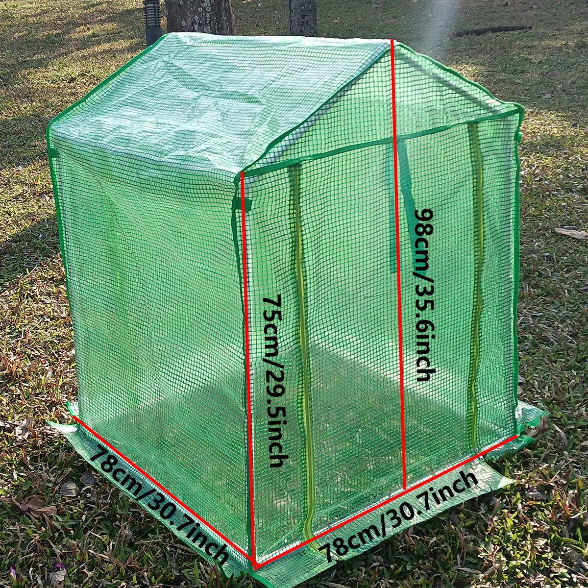 Portable greenhouse rain shelter suitable for indoor and outdoor use in courtyards - easy to install PVC transparent cover that