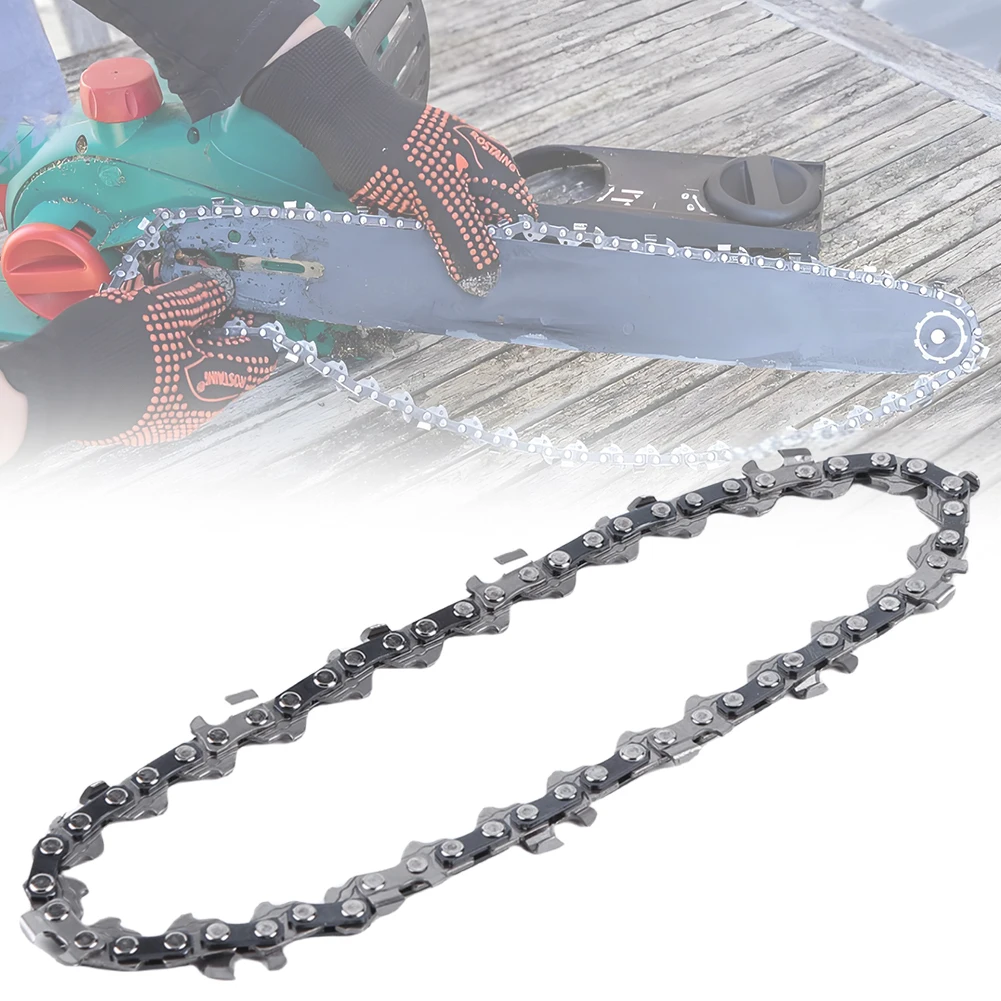 

4 Inch Mini Steel Chainsaw Chain Spare Parts 28 Drive Links Saw Chain Replacement Chainsaw Saw Chain Electric Chainsaw Chain