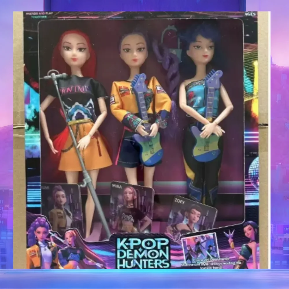 

Hot Kpop Demon Hunters 2026 Desktop Ornament Rumi Mira Zoey Sussy Kpop Devil Hunter Character Birthday Gift Fan Club Gifts