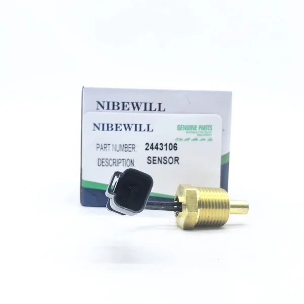 Coolant Temperature Sensor 2443106 For Caterpillar 312D 320D 323D 329D Excavator C6.4 C6.6 Engine Replacement Part