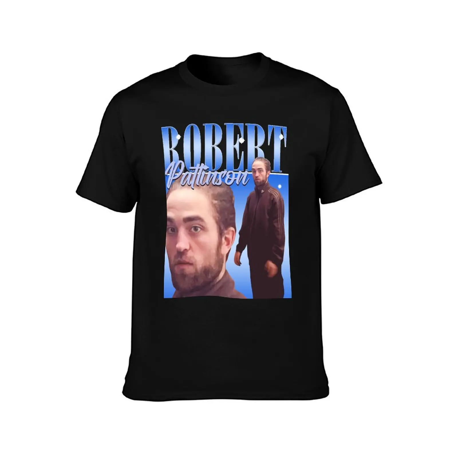 Robert Pattinson Standing Meme T-Shirt Novelty Graphic Tee Shirt T-Shirt