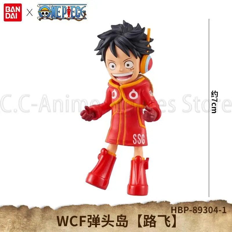 In Stock Banpresto One Piece World Collectable Figure Luffy Nami Sanji Figure Anime Original Genuine Box Model Toy Festival Gift