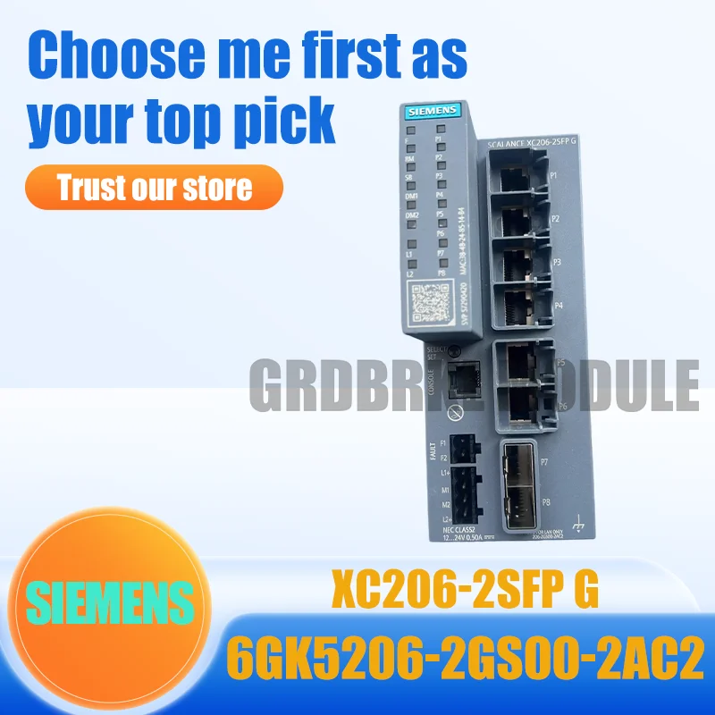 

New Original SIEMENS 6GK5206-2GS00-2AC2 6GK5206-2BD00-2AC2 Industrial Ethernet Switch