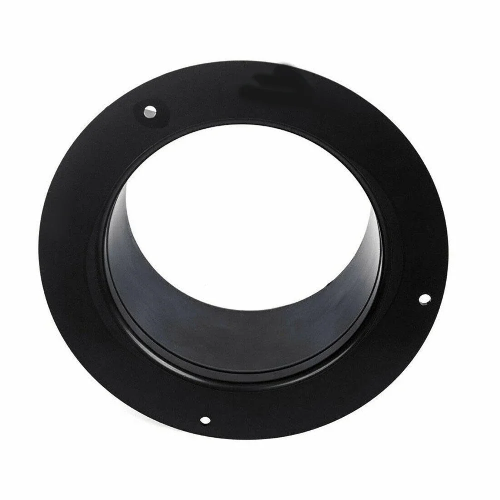 Smooth Operation ABS Straight Pipe Flange Ventilation Ducting Exhaust Connector Odorless Material Long lasting Durability