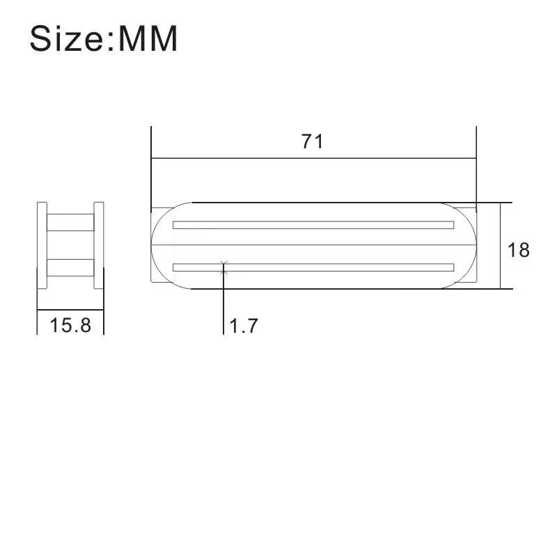 Bobina de captador de guitarra elétrica, Duas linhas, tipo Split, Humbucker Slug, preto ou marfim, Peças, 71x18x15.8mm, 20 conjuntos