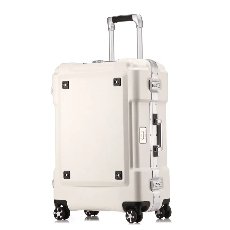 Aluminum Frame Suitcase with Cup Holder 20 Inch Boarding Box 24 29 Inch Travel Case New Multifunctional Trolley Case