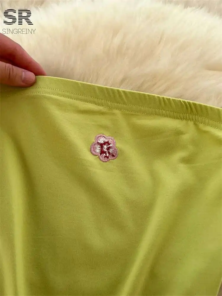 BabYoung Hotsweet Ricamo Due Pezzi Abiti da Donna Senza Spalline Senza Maniche Camis + Pantaloni Lunghi Moda Americana Casual Vacanza Set