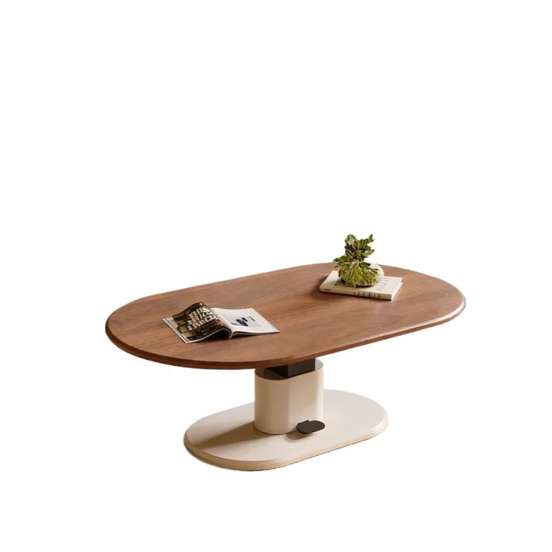 Medieval solid wood coffee table, small table in the living room