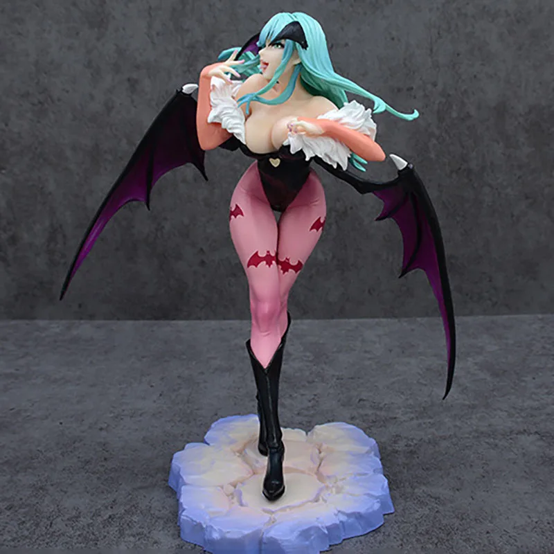 Darkstalkers modelo Morrigan Aensland figura de acción 21cm Manga estatuilla juego colección GK estatua ornamento juguetes periférico de animé