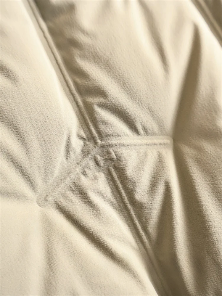 Men's Faionable Warm Hooded down Jaet Pure Color Patchwork Autumn Winter Polyester Fiber Windproof 3D Design Du down Fi...