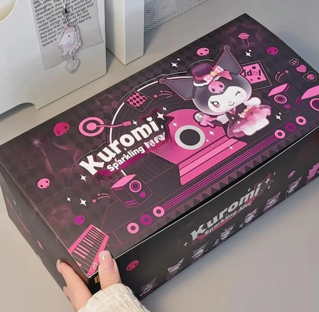 2026 Sanrio Kuromi Sparkling Idol Series Blind Box Cute Anime Figure Mystery Box Kuromi Collect Desktop Decor Surprise Gift Toys view 6