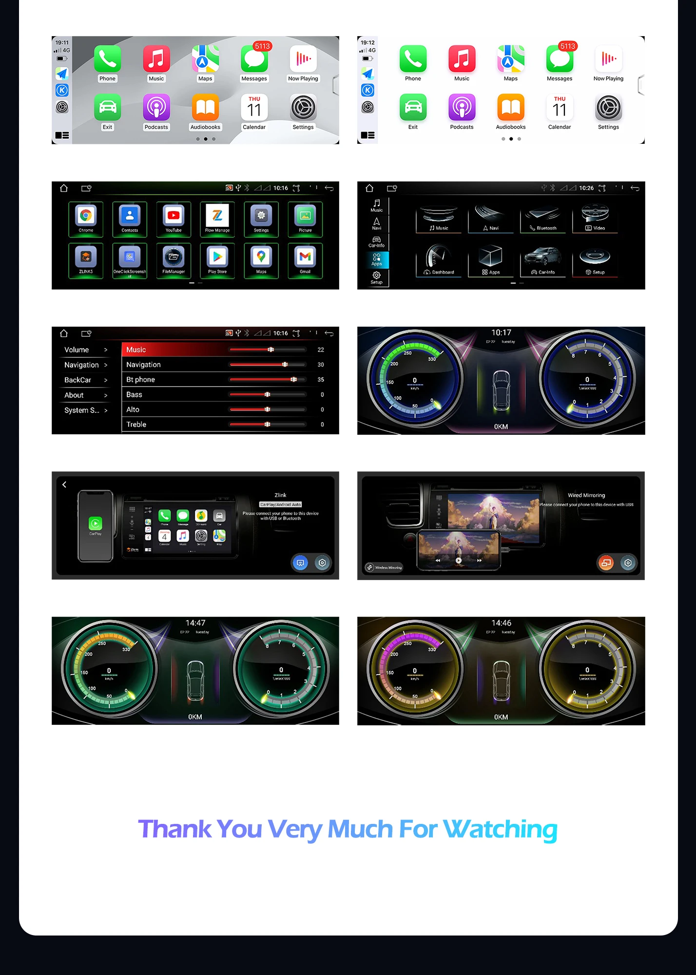 Android 15 Auto-Multimedia-Player Für Audi A6 C7 A7 2012 ~ 2018 Touchscreen Carplay Musik Stereo GPS Navigation 8 + 128 GB Auto Radio – Detail 19