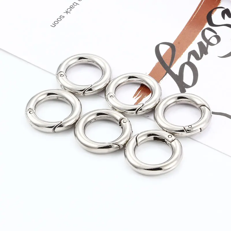 Jump Ringe Split Ringe Anschlüsse Für Schmuck Machen Halskette DIY Armband Handgemachte Accessoires Tasche Schlüssel Kette Liefert Großhandel