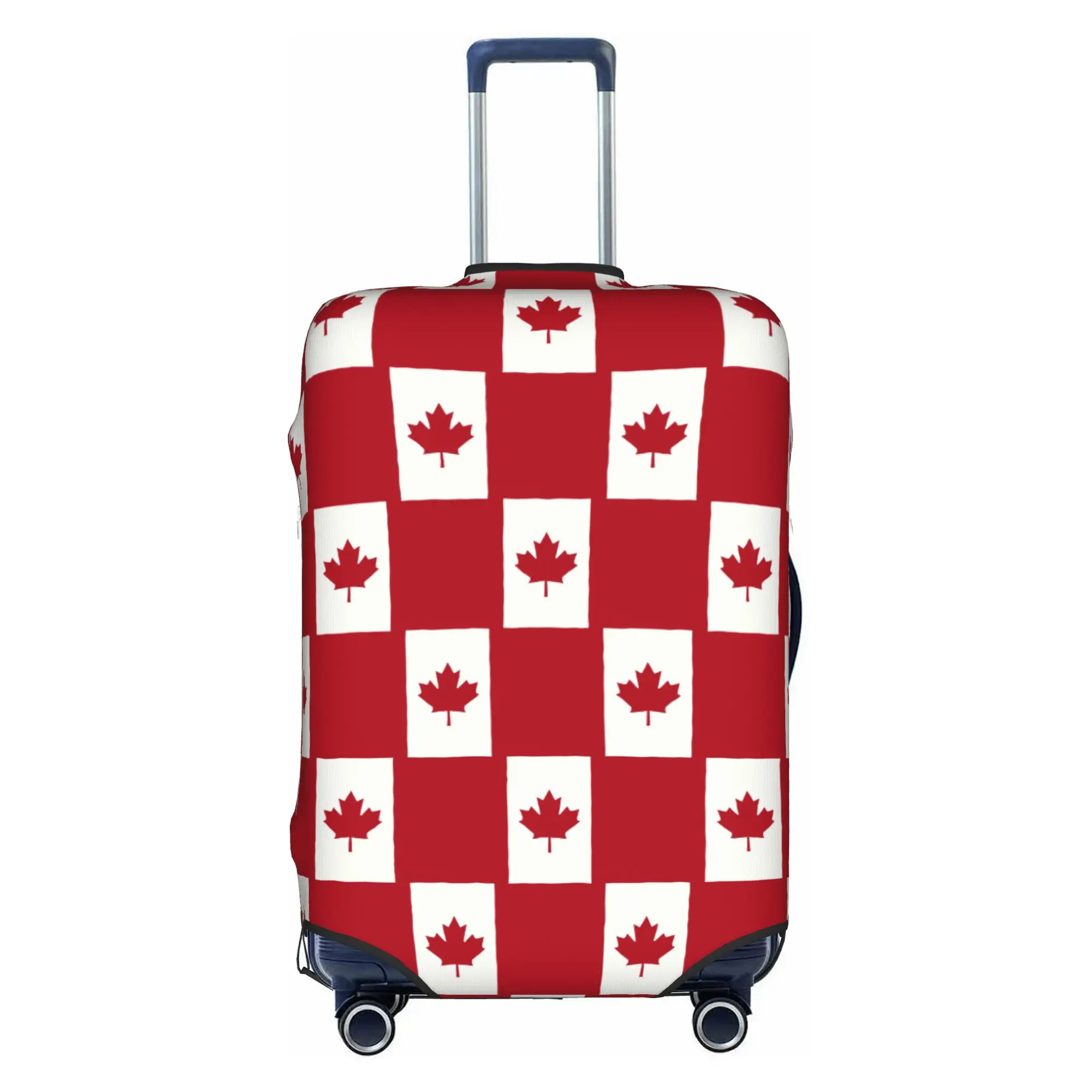 Flag of Canada Suitcase Cover Dust Proof Patriotism Travel Luggage Covers for 18-32 inch