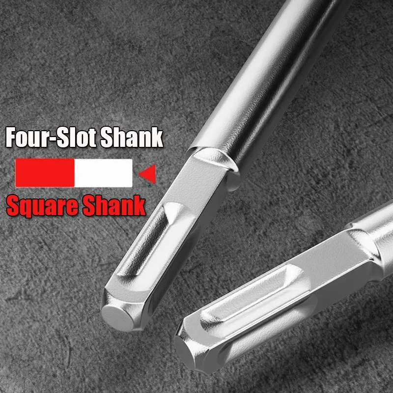 Electrical Box Square Hole Cutter & Slotting Tool - Square/Round Handle, Oscillating Socket Hole Saw for Brick, Concrete