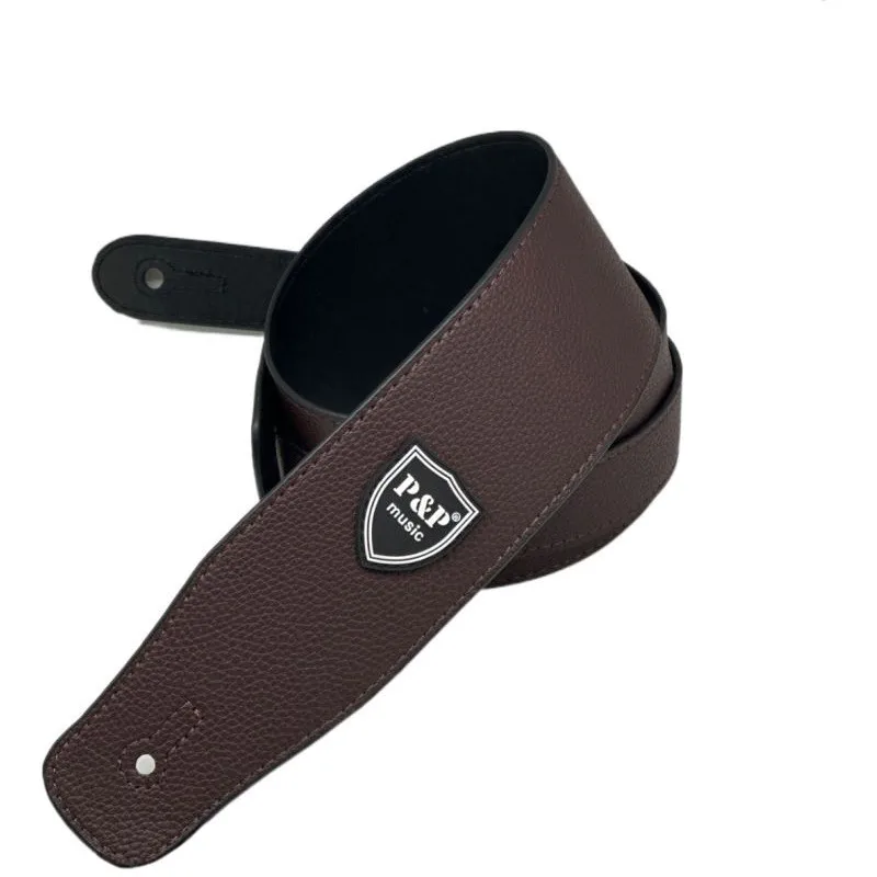 1 Stück P&P Gitarrengurt aus PU-Leder mit fünf Farben zur Auswahl, Gurt für Bass, Akustik- und E-Gitarre, Zubehörteile – Detail 9
