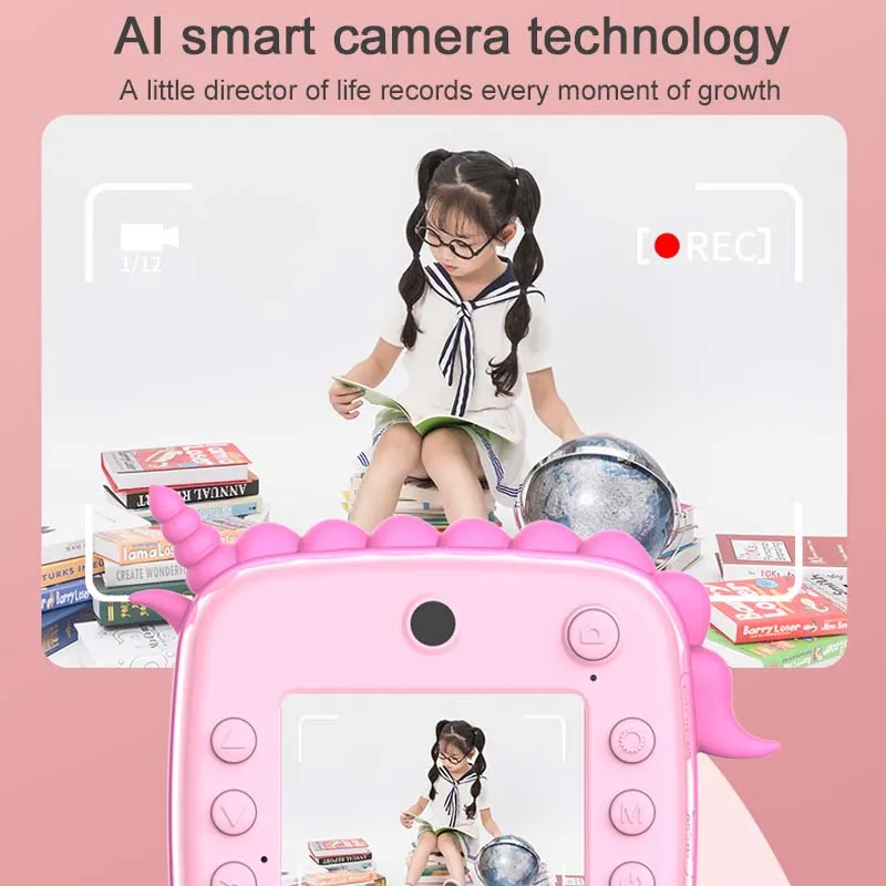 Instant Print Digital Kids Camera 1080p HD For Gifts Boys Birthday Girls Children Paper Shoot Photo Video Cameras Toy Outdoor