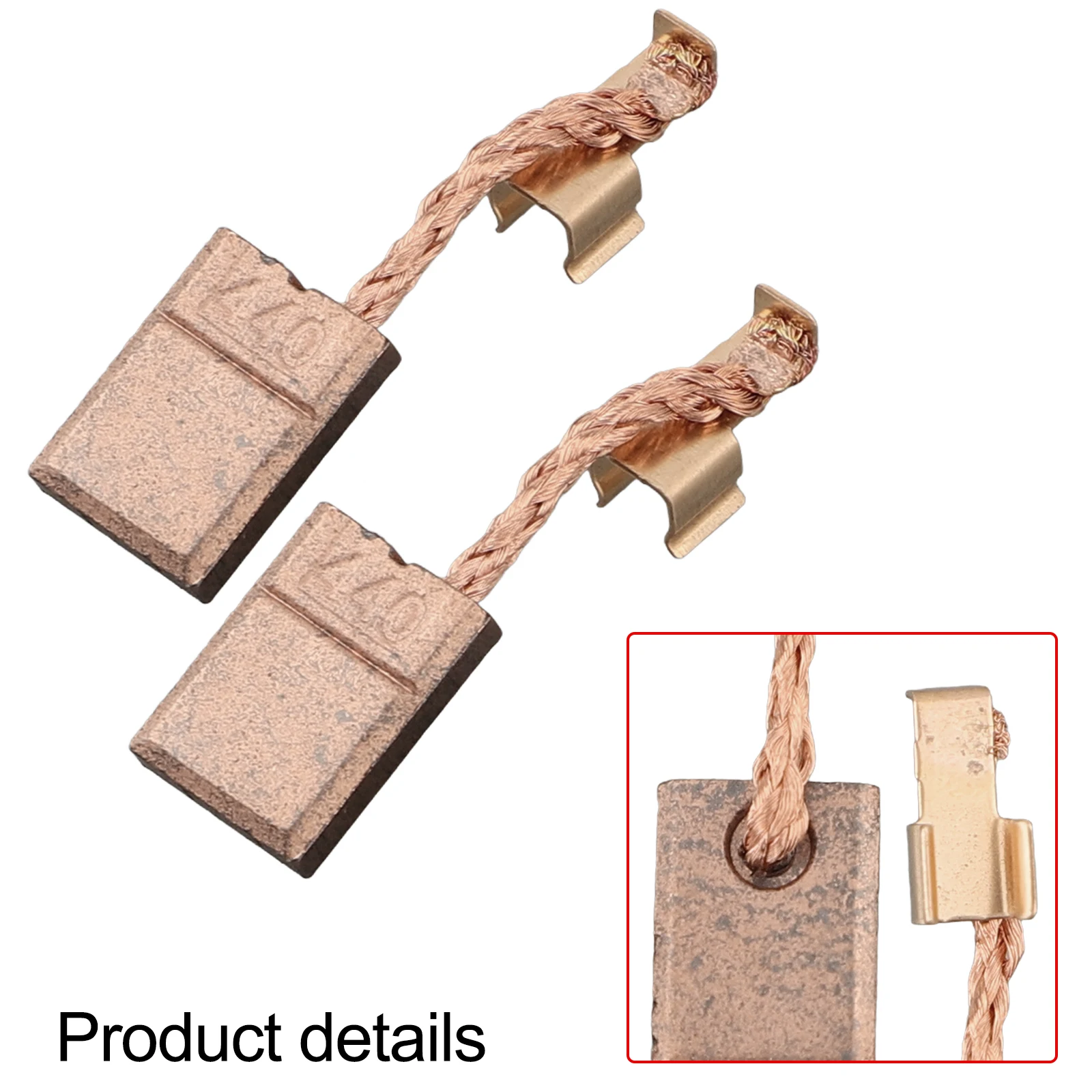 

Innovative Design Two Pcs High Performance Carbon Brush Set Compatible WithFor CB440 CB448 and Other Popular Models