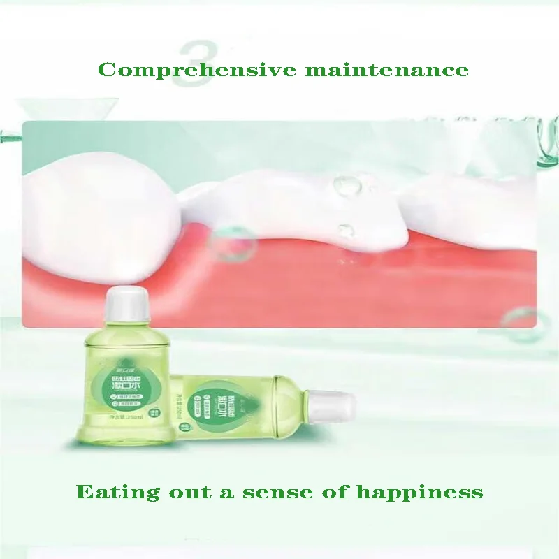 Breath Freshener Mothproof Mouthwash Alcohol-free Teeth Whitening Fresh Oral Breath Tongue Scraper Set Mouth Health Care