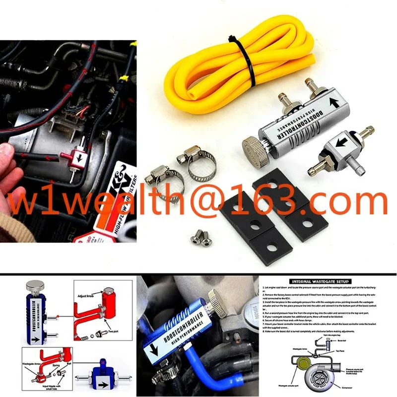 Universal Adjustable Racing Power Controller 30PSI Manual Power Bypass Controller Red Silver Black Blue BC-03 - view 5