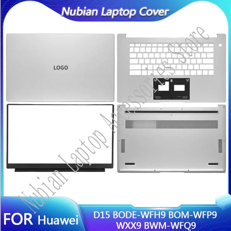 

For Huawei D15 BODE-WFH9 BOM-WFP9 WXX9 BWM-WFQ9 Notebook LCD Back Cover Front Bezel Palmrest Bottom Case