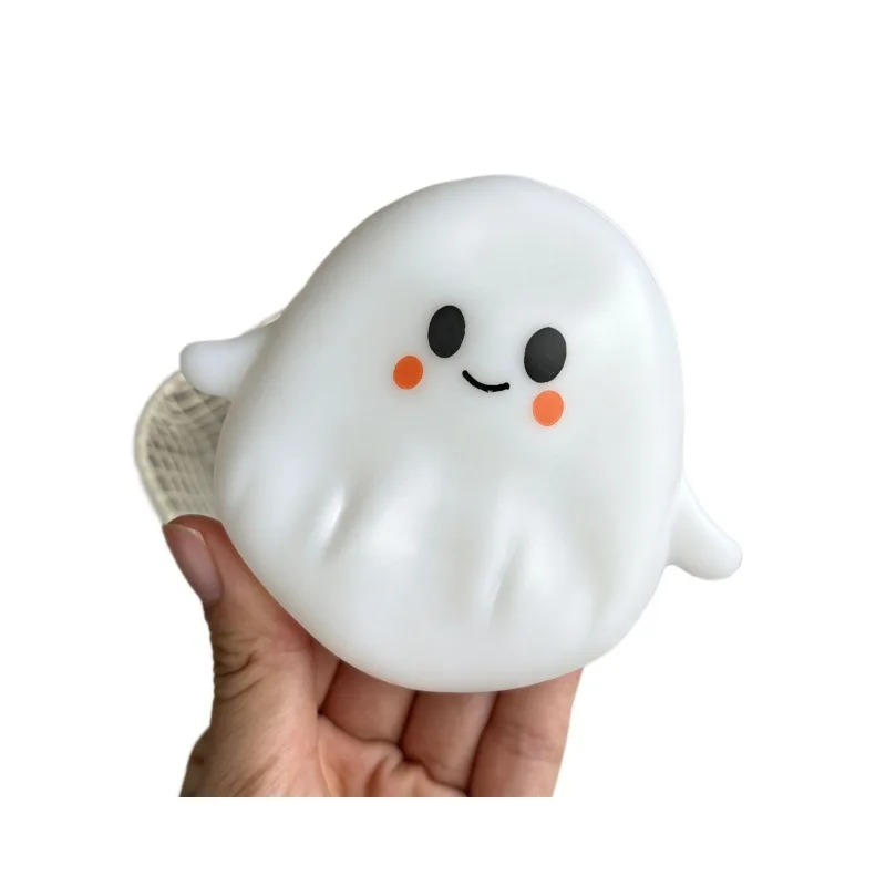 2026 Neues Niedliches Geister-Squishy-Spielzeug, langsam aufsteigendes Quetsch-Stressabbau-Spielzeug, Fenster- und Schreibtischdekoration, Halloween-Party-Geschenke – Detail 5