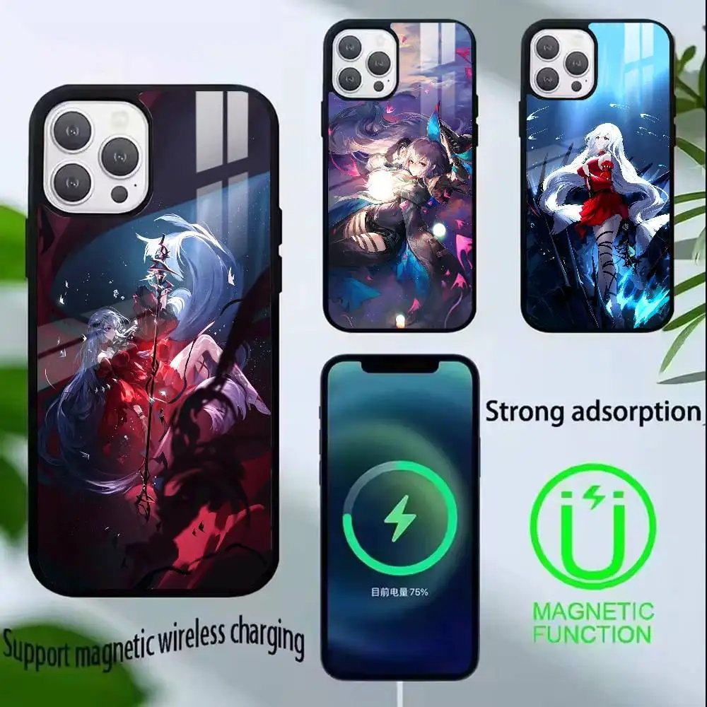 

Arknights Skadi Phone Case For iPhone17,16,15,14,13,12,11 Plus,Pro Supports Magnetic Wireless Charging