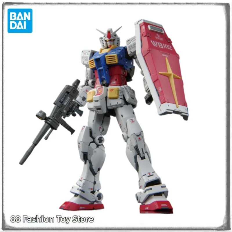 

В наличии оригинальный MOBILE SUIT BANDAI SPIRITS RG GUNDAM RX-78-2 GUNDAM Ver.2.0 1/144 Фигурка Модель Коллекция Украшения