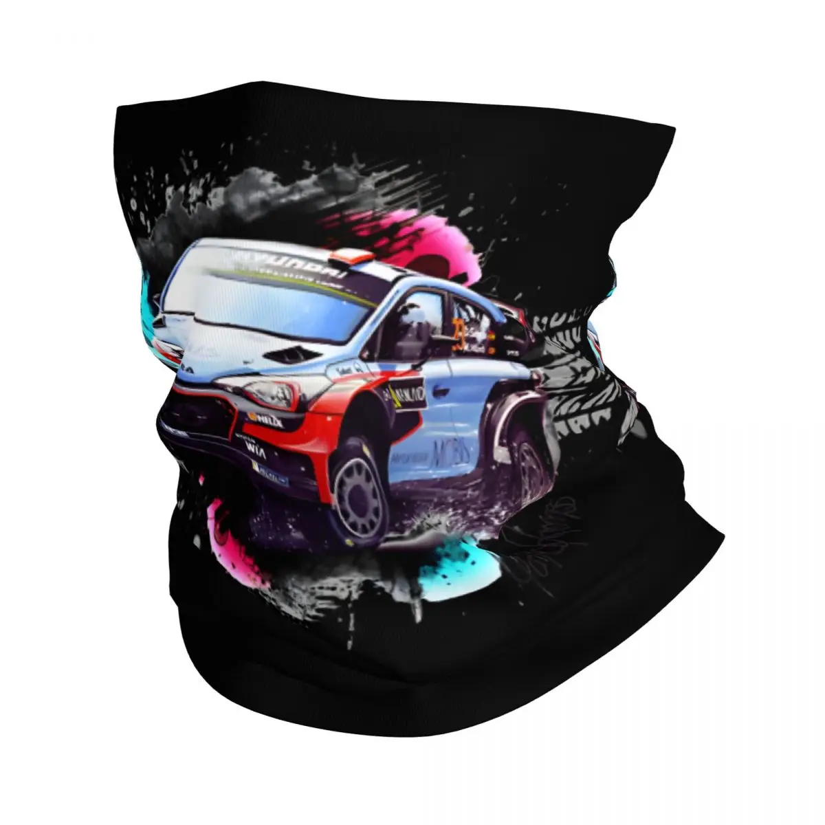 

Dani Sordo's Hyundai I20 WRC Bandana Neck Gaiter Motorcycle Club N Racing Face Mask Multi-use Cycling Riding Unisex Adult