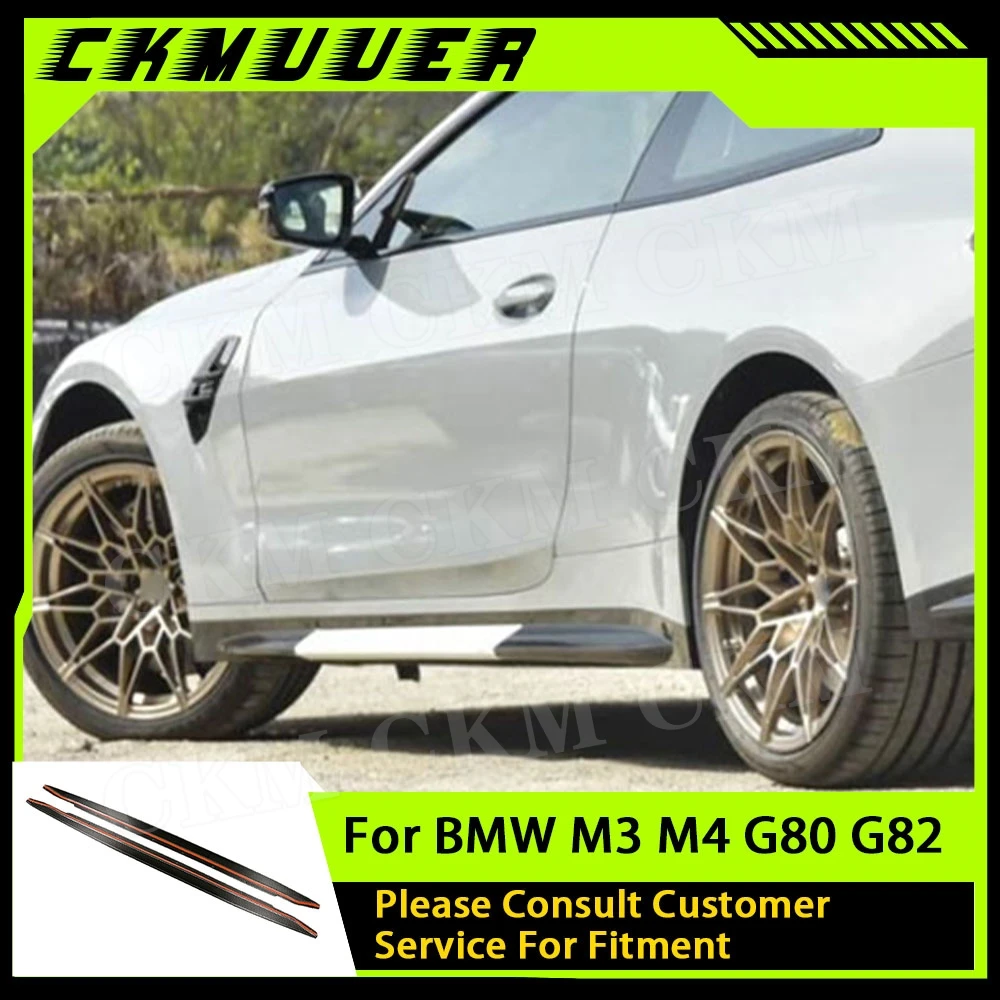 

CKMUUER Dry Carbon Fiber for BMW G80 M3 G82 G83 M4 2021-2024 Diffuser Side Skirt Bumper Lip Splitter Auto Tuning