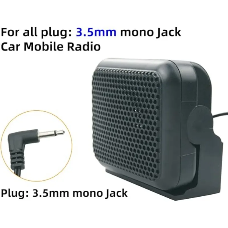 P600 Speaker Car Radio External Loudspeaker 3.5mm for Yaesu Kenwood QYT WP-12 FT-7900R IC-2200 IC-2100 TM271A Mobile Radio