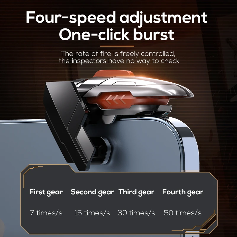 Memo AK06 Mobile Game Trigger For PUBG Gaming Controller Gamepad Joystick Aim Shooting L1 R1 Alloy Key Button For IPhone Android