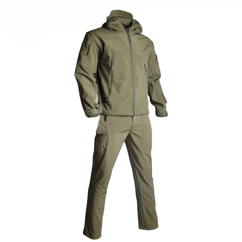 Militaire tactische jas voor heren, waterdicht pak, buitenvissen, wandelen, kamperen trainingspakken, thermische jas, winter, herfst