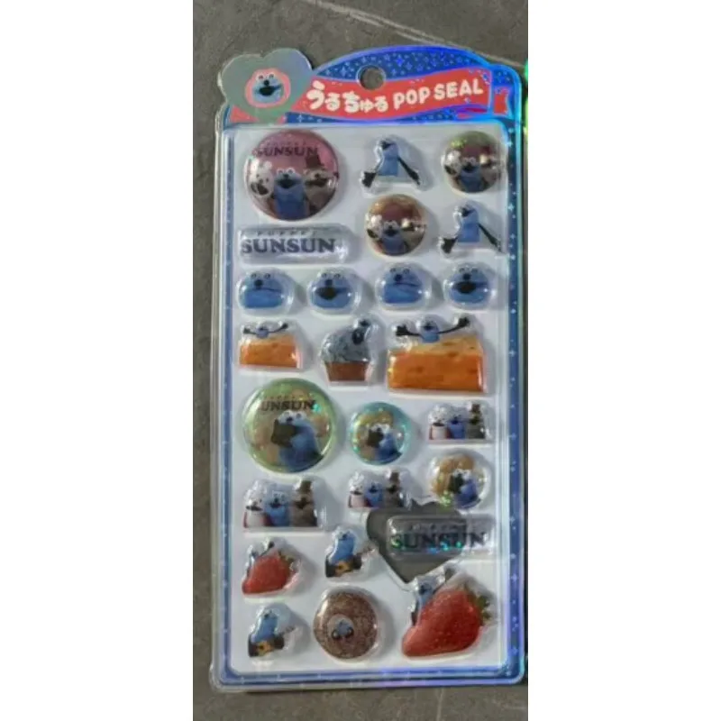 

2026 New mojojojo 3D Stereoscopic Crystal Stickers Children's Creative Handbooks Stereoscopic Decoration Stickers