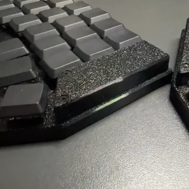 كورن مع لطيفة! عرض لوحة المفاتيح الميكانيكية المقسمة المخصصة Zmk بلوتوث السلكية المزدوجة الوضع سبليت Ergo مجموعة لوحة المفاتيح Kailh Chocv1 #4