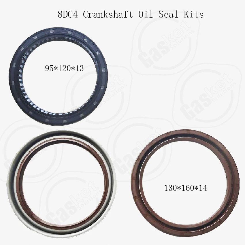 8DC2 8DC4 8DC6 8DC7 10DC11 8DC9 Front and Rear Crankshaft Oil Seal Production factory For Mitsubishi Engine Part AH7043P AE3994A