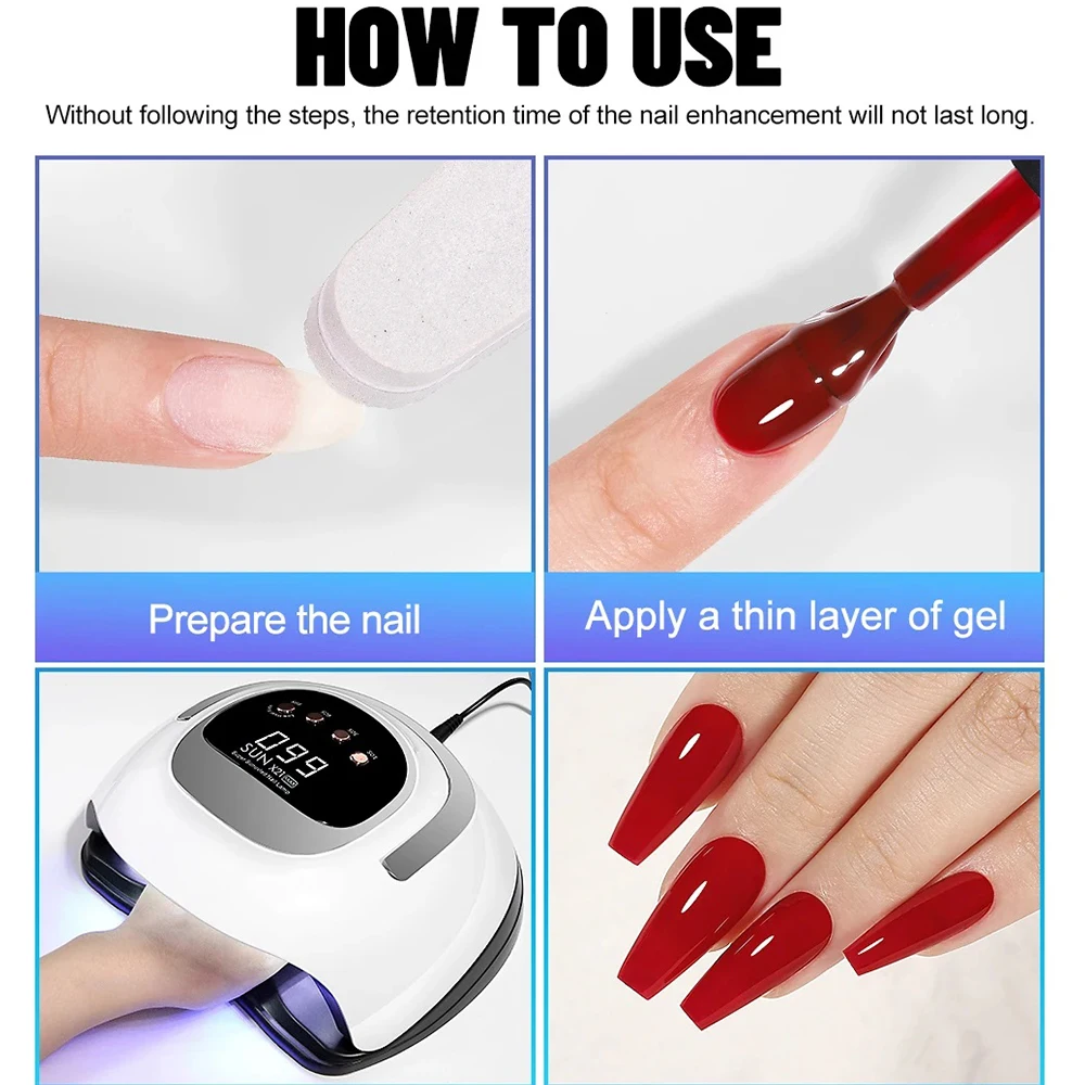 320W 72LEDs Krachtige Nagel Droger Voor Gel Nagellak Professionele Nagel Droger Licht Met Timer Auto Sensor nail Art Tool