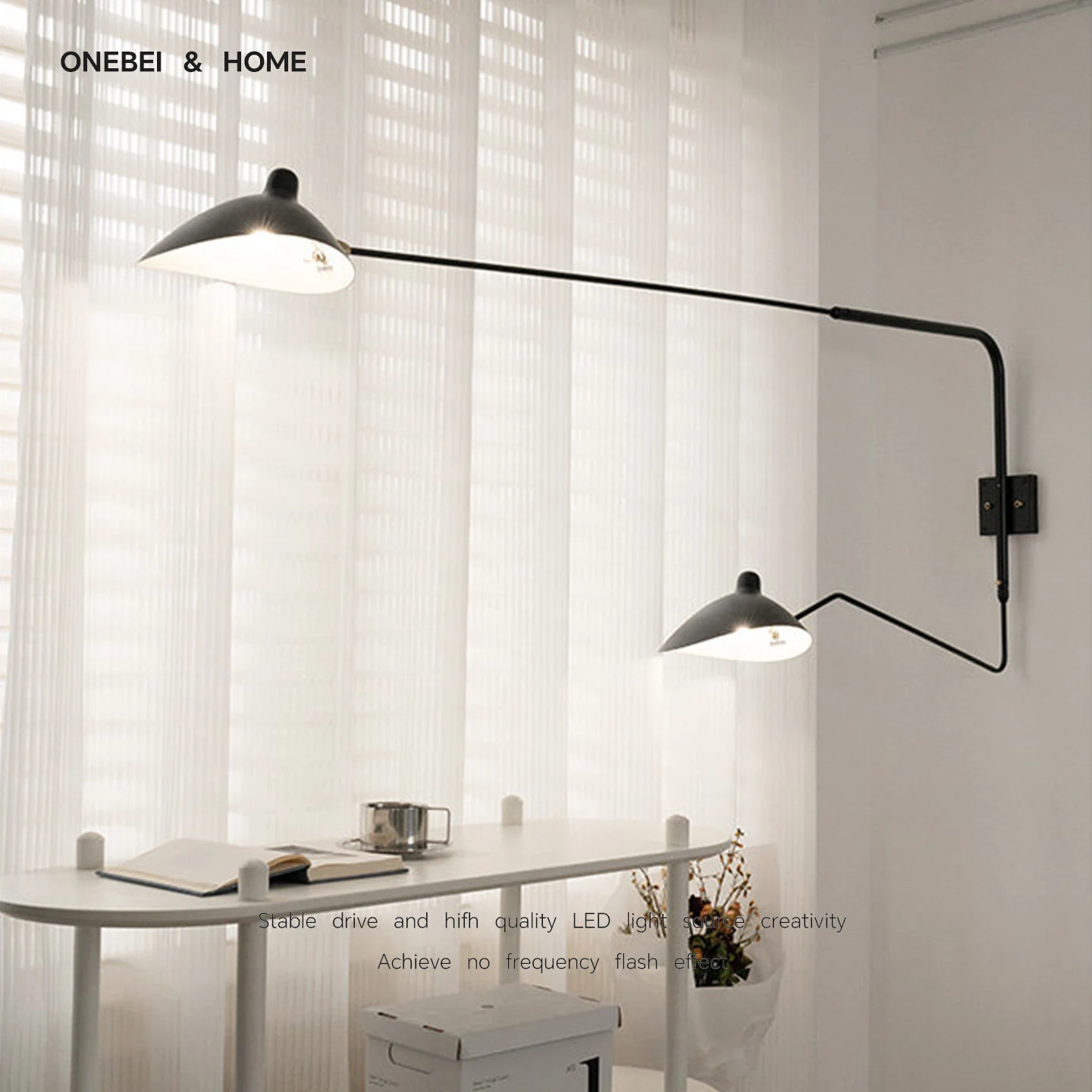 Lndustrial Style Wall Lamp DaWn Spider Retro Wall Lamp Adjustable Long Arm Lamp Living Room Dining