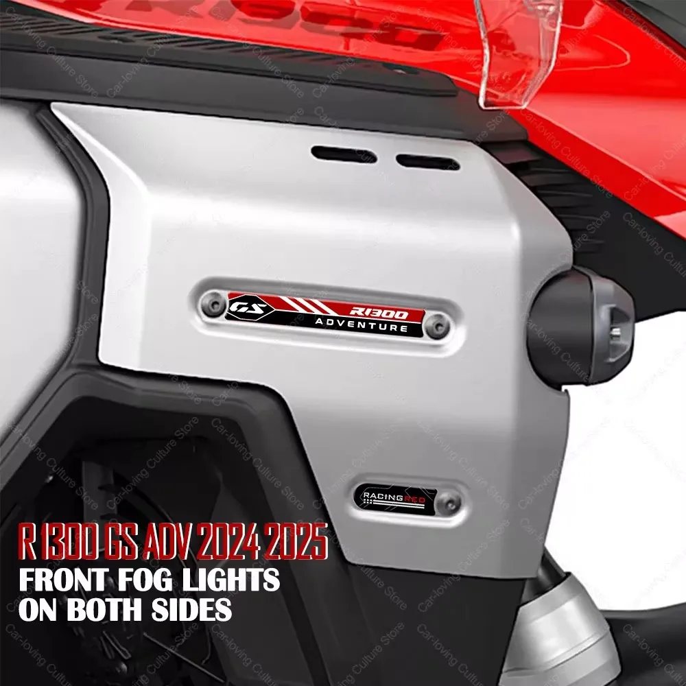 

For R 1300 GS adv 2024 2025 Motorcycle Accessories Motorcycle Front Fog Lights on Both Sides Sticker Protector 3D Resin Sticker