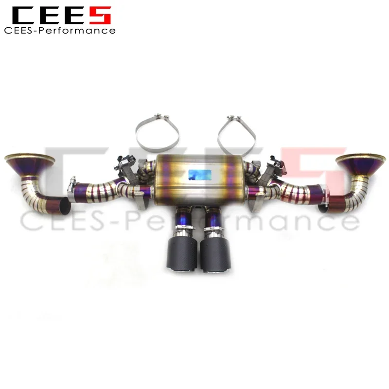 

CEES Catback Exhaust Downpipe For Porsche 911 992 3.0T 2020-2023 valved Exhaust Pipe Muffler Titanium alloy Exhaust Systems